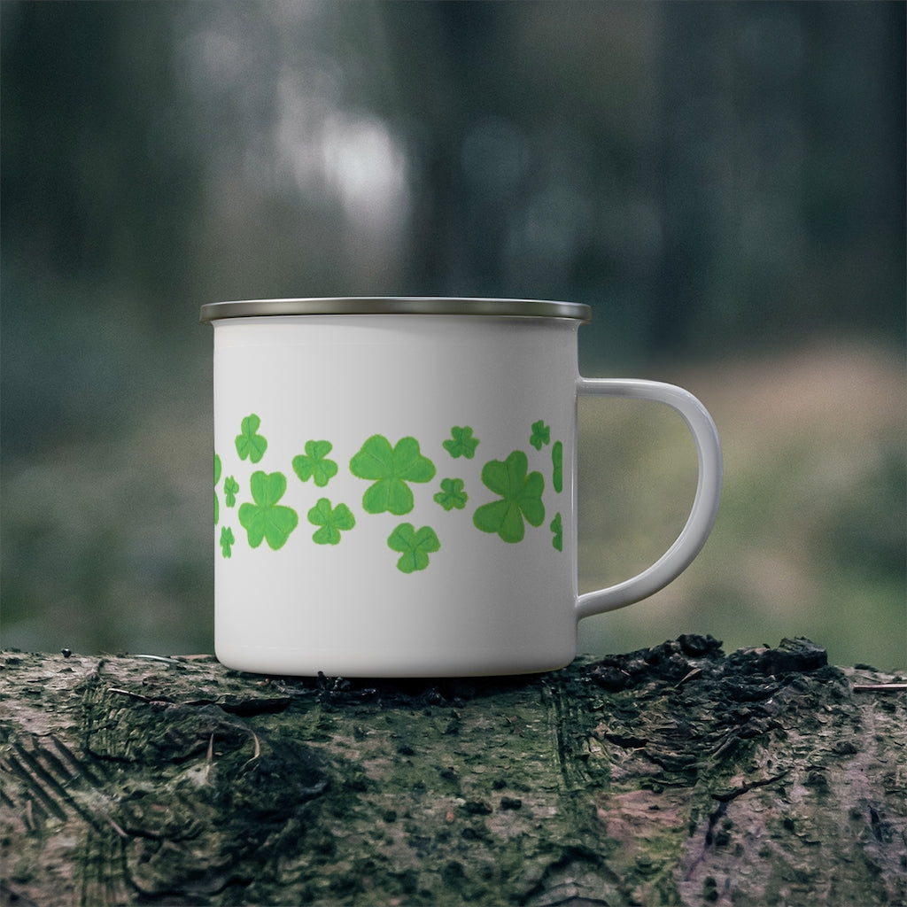 Oxalis Enamel Camping Mug