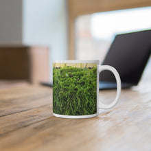 Load image into Gallery viewer, Moss Ceramic Mug White 11oz
