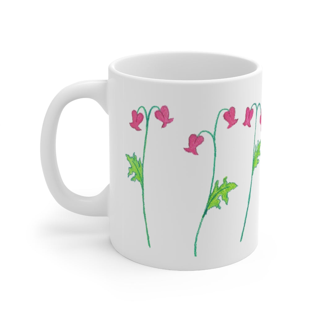 Pacific Bleeding Heart Ceramic Mug 11oz