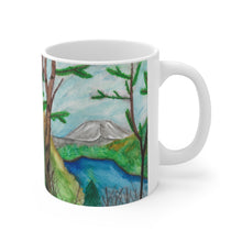 Load image into Gallery viewer, Mountain Landscape Ceramic Mug 11oz
