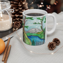 Load image into Gallery viewer, Mountain Landscape Ceramic Mug 11oz
