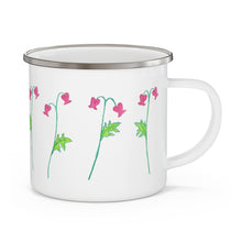 Load image into Gallery viewer, Pacific Bleeding Heart Enamel Camping Mug
